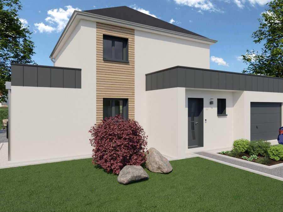 Modèle de maison ossature bois R+1 - Jules