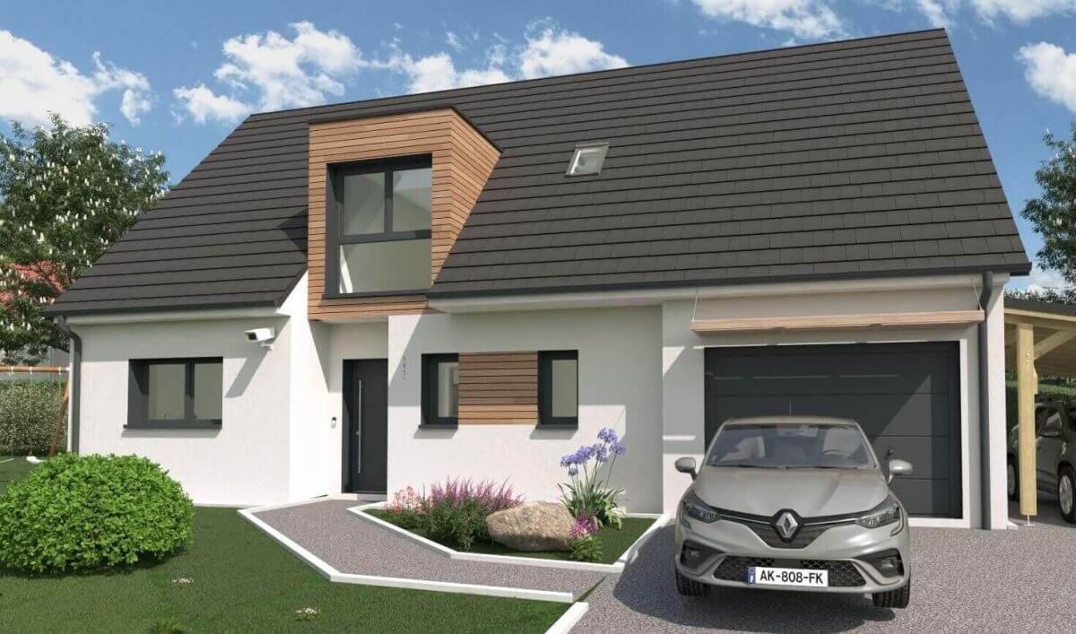 Maison ossature bois - Abbeville La Bouvaque