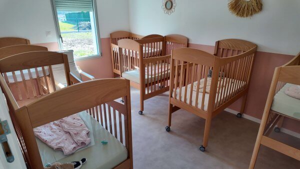 Micro-crèche ossature bois St-Riquier - Dortoir 1