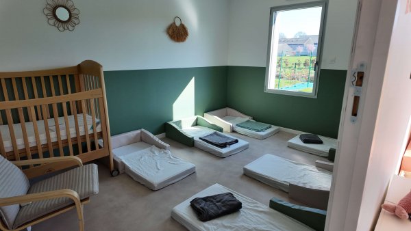 Micro-crèche ossature bois St-Riquier - Dortoir 2