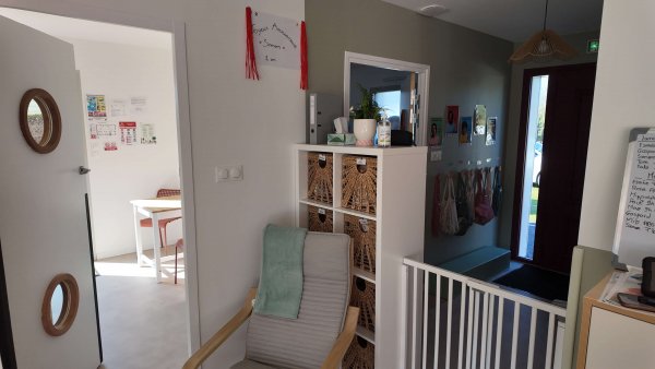 Micro-crèche ossature bois St-Riquier - Entrée 