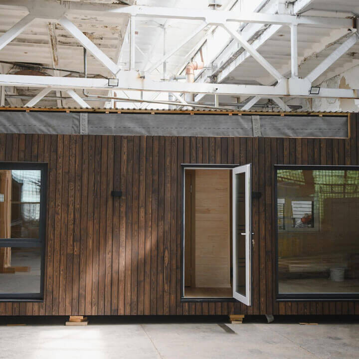 Fabrication ossature bois en atelier