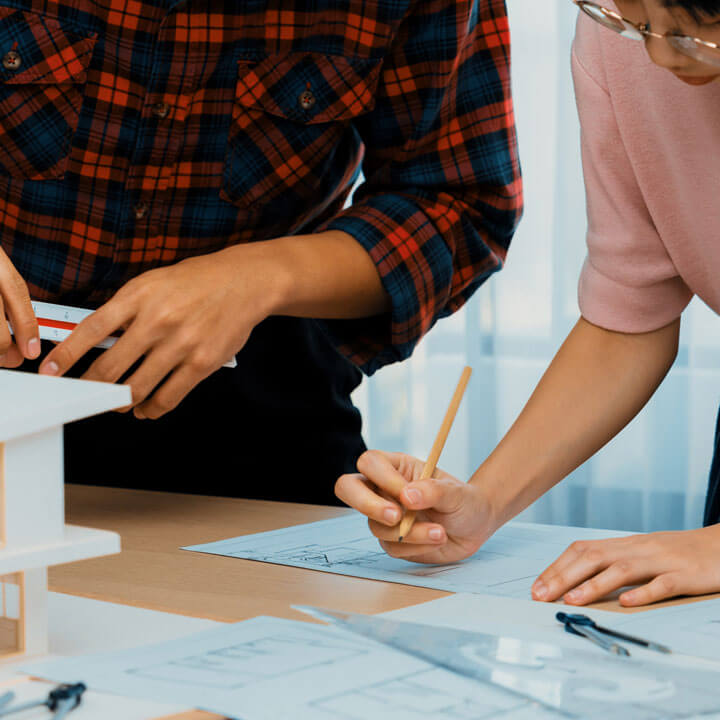 Réalisation des plans techniques d'une maison ossature bois