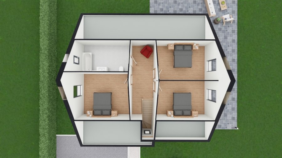 Maison neuve ossature bois 85 m² Pernois (80670) 218 000 €