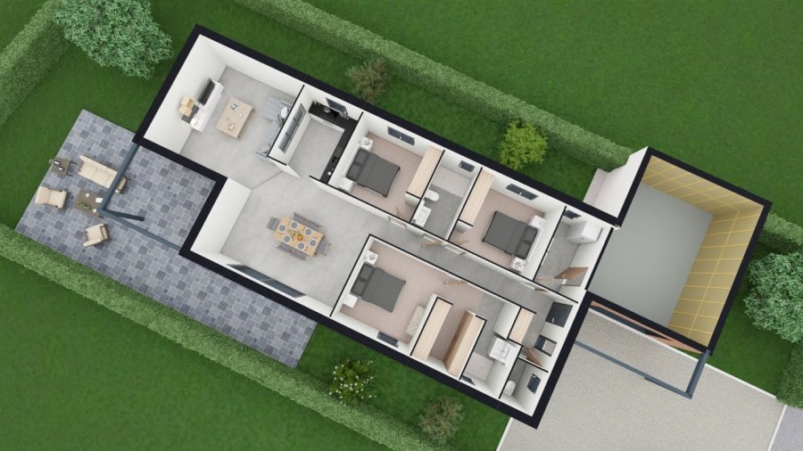 Maison neuve ossature bois 95 m² Cucq (62780) 360 000 €