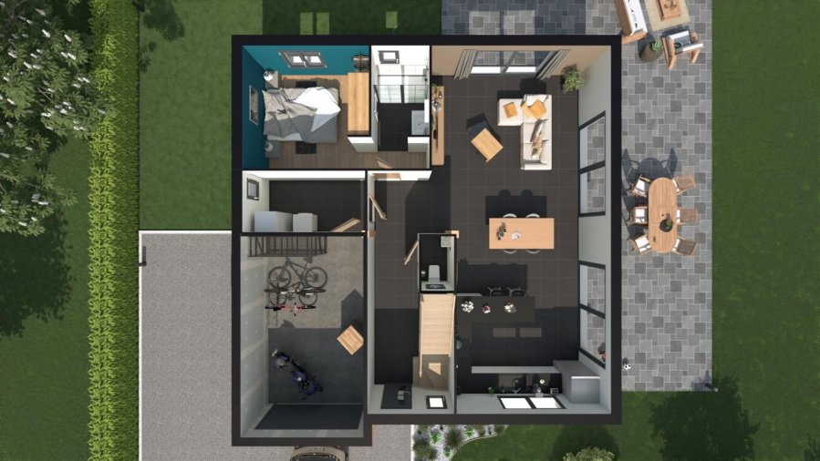 Maison neuve ossature bois 85 m² Bernaville (80370) 214 000 €