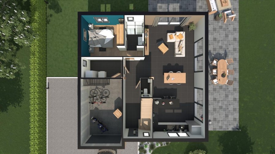 Maison neuve ossature bois 85 m² Brutelles (80230) 214 000 €