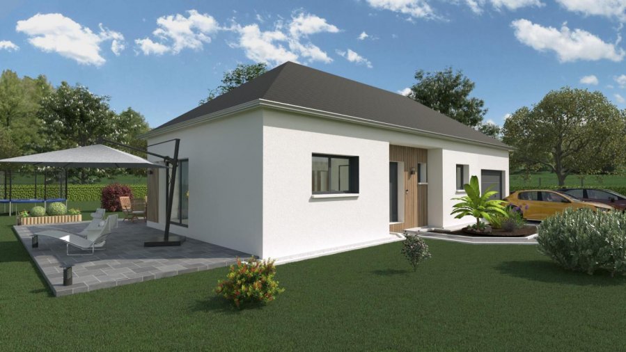 Maison neuve ossature bois 100 m² Curchy (80190) 242 000 €