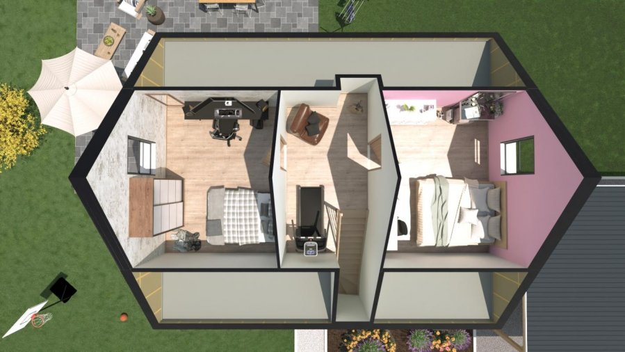 Maison neuve ossature bois 72 m² Thézy-Glimont (80440) 206 000 €