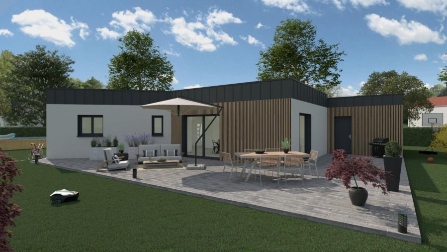 Maison neuve ossature bois 95 m² Hubersent (62630) 250 000 €