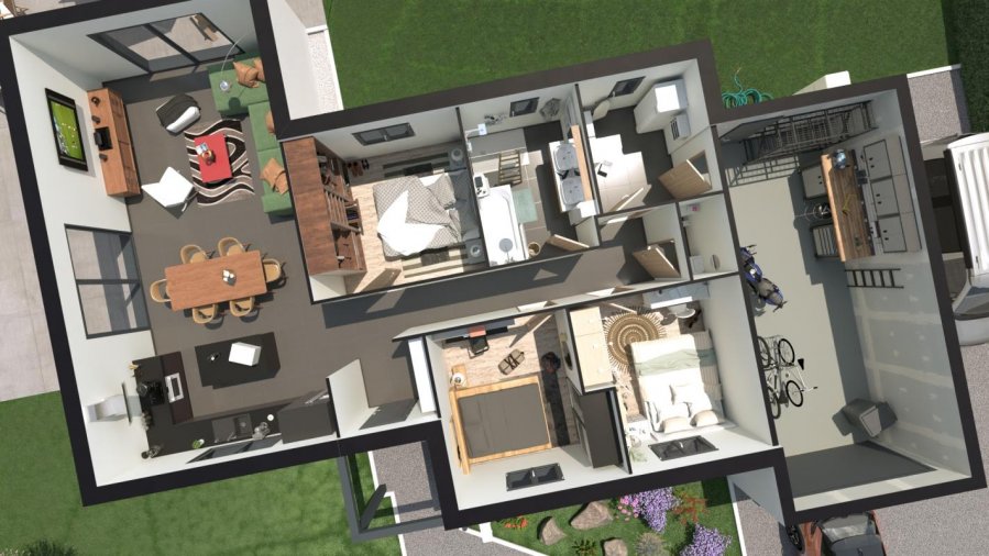 Maison neuve ossature bois 126 m² Abbeville (80100) 300 000 €