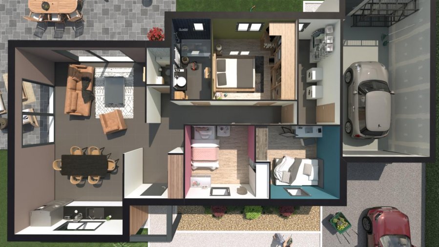 Maison neuve ossature bois 100 m² Mesnières-en-Bray (76270) 257 000 €