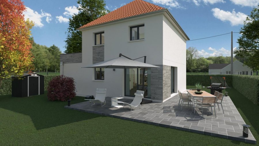 Maison neuve ossature bois 90 m² Ailly-sur-Somme (80470) 245 000 €