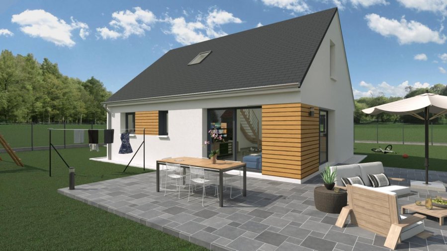 Maison neuve ossature bois 72 m² Beauval (80630) 161 000 €