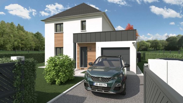 Maison neuve 90 m² Berneuil (80620) 250 000 €