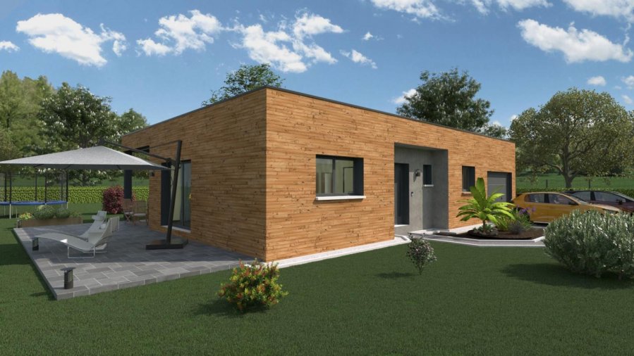 Maison neuve ossature bois 100 m² Dargnies (80570) 247 000 €