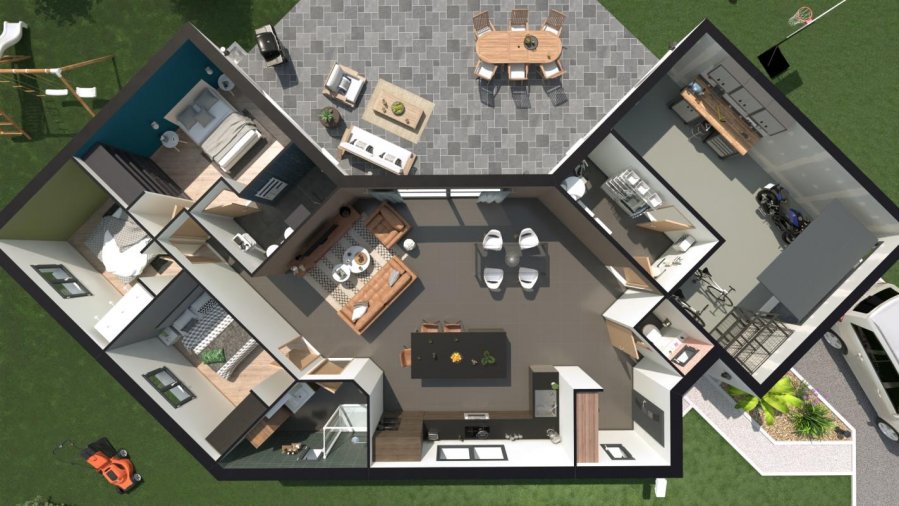 Maison neuve ossature bois 100 m² Liercourt (80580) 262 000 €