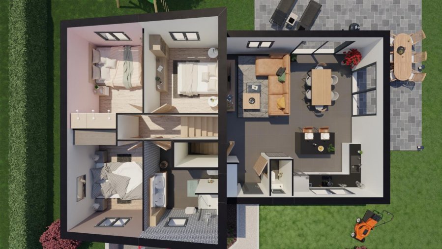 Maison neuve ossature bois 90 m² Oisemont (80140) 258 000 €