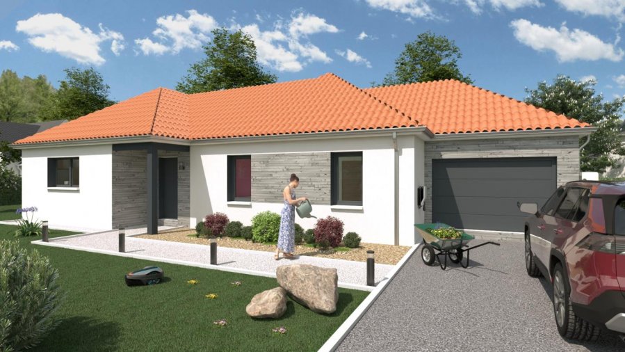 Maison neuve ossature bois 100 m² Poix-de-Picardie (80290) 282 000 €