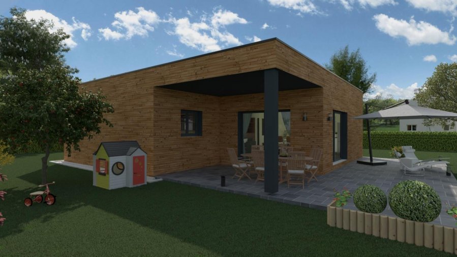 Maison neuve ossature bois 100 m² Saint-Quentin-en-Tourmont (80120) 289 000 €