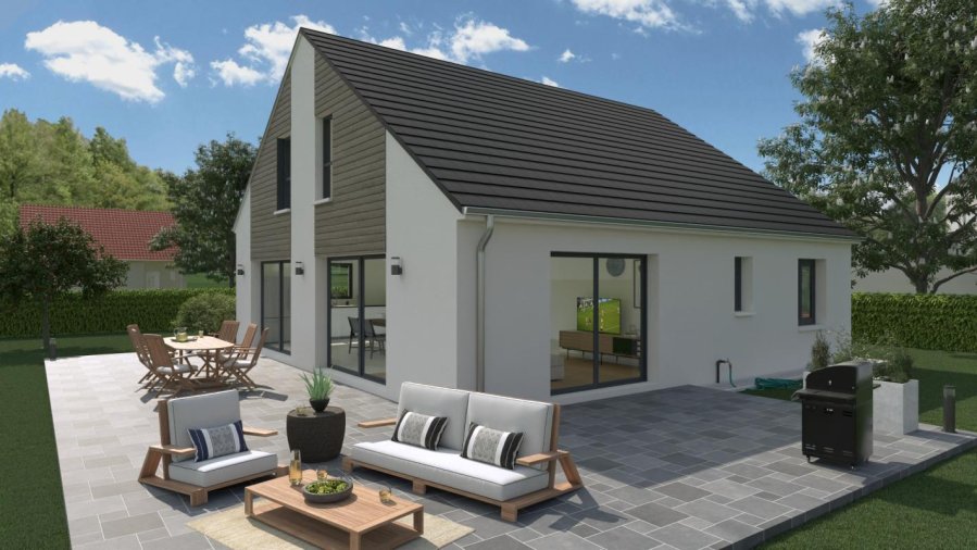 Maison neuve ossature bois 85 m² Frettemeule (80220) 204 000 €