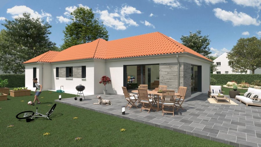Maison neuve ossature bois 100 m² Friville-Escarbotin (80130) 268 000 €