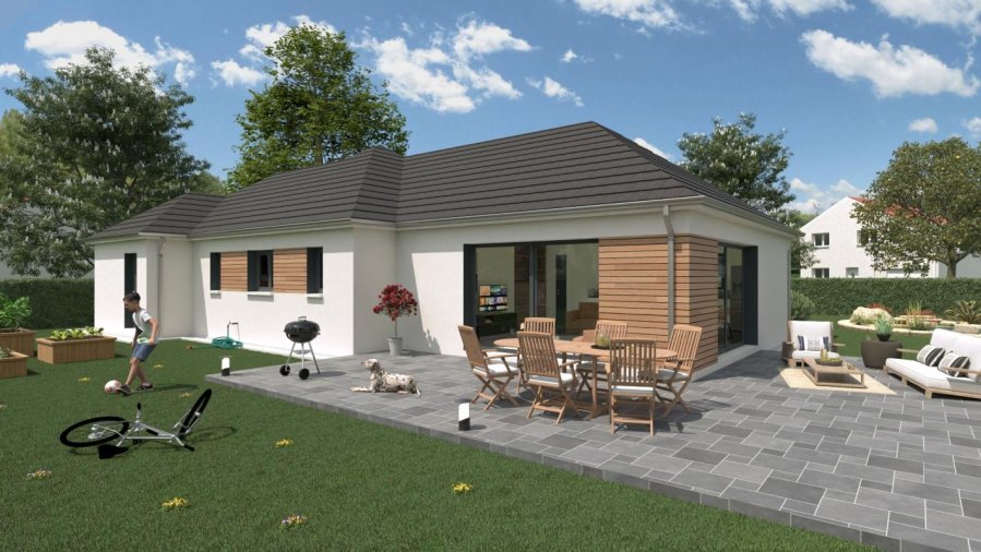 Maison neuve ossature bois 100 m² Friville-Escarbotin (80130) 268 000 €