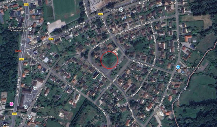 Terrain constructible Cucq (62780) 500 m² 130 000 €